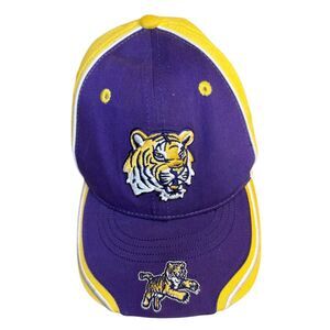 LSU Tigers Cap Hat Youth One Size Adjustable New Era
